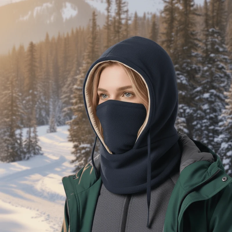 FrostGuard | Unisex Vinterhue - Vindafvisende til Udendørs Aktiviteter