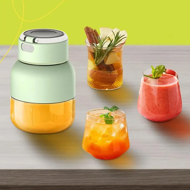 Bærbar 2-i-1 Blender og Saftpresser