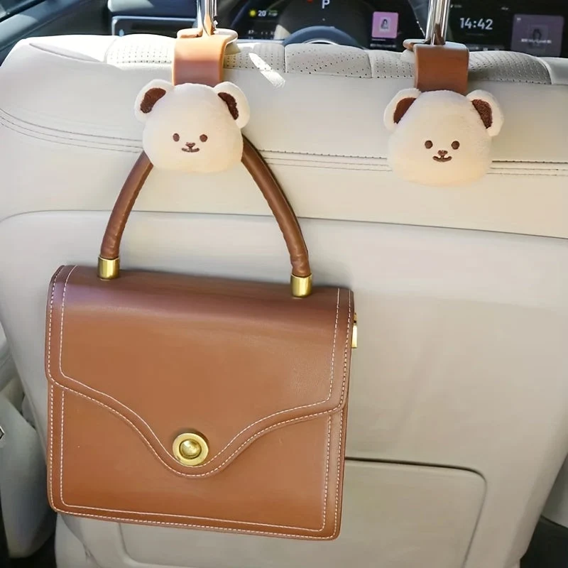 Bilsæde Krog med Bamse Design – Praktisk Opbevaring til Farten (Køb 1 Få 1 Gratis)