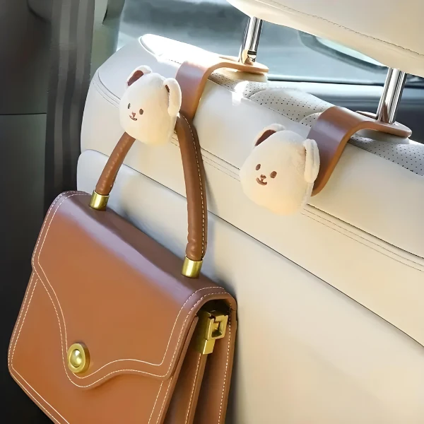 Bilsæde Krog med Bamse Design – Praktisk Opbevaring til Farten (Køb 1 Få 1 Gratis)