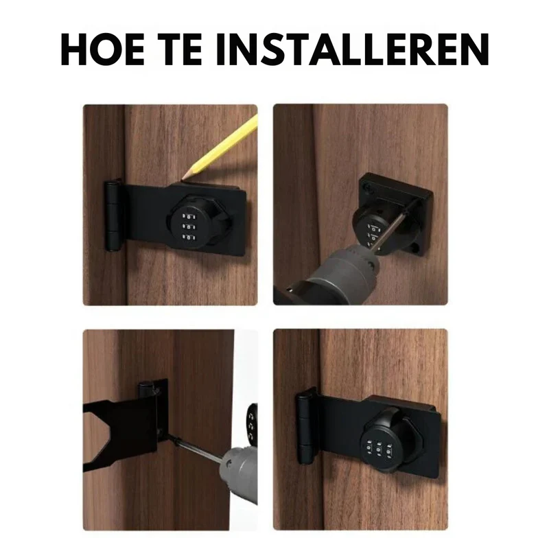 Kombinationslås uden nøgle - SecureCode