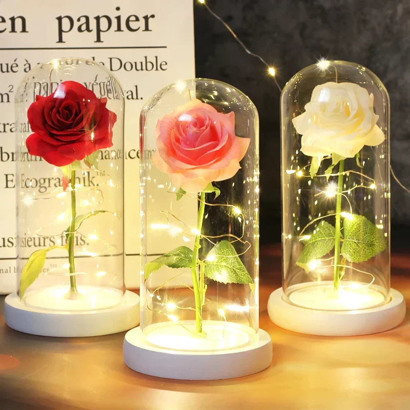 Elegant Rosa LED Kuppel – Lysende Dekoration til Bryllupper og Begivenheder