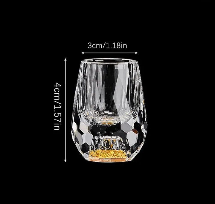 Elegant Krystalshotglas - Sæt af luksusglas til fester