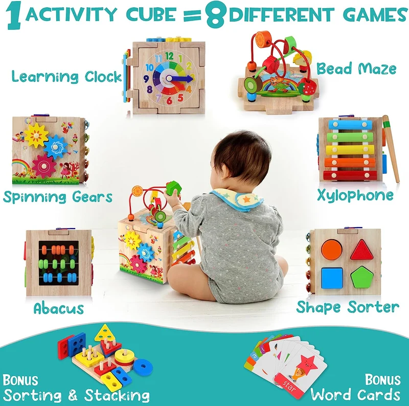 Montessori Kube 8 i 1 – Legesystem