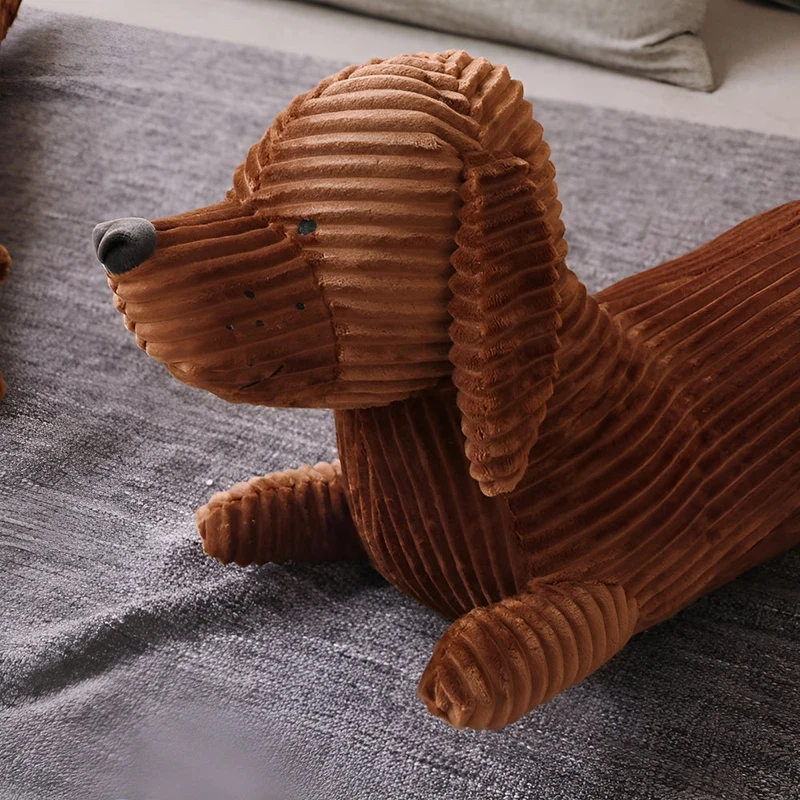 Hyggelig Plys - Sødt Plys Dækkende Pude Kordel Dachs