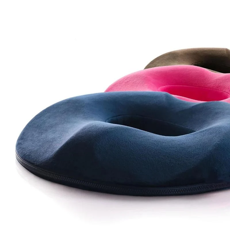 Donut-formet pude - Lindrer coccyx smerter med memory skum