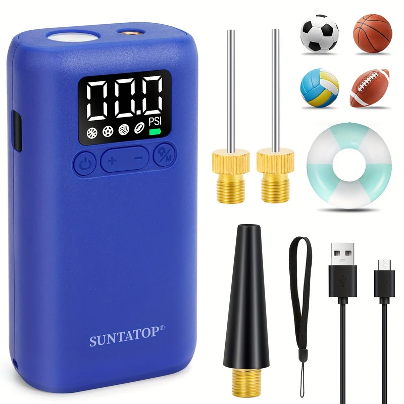 Effektiv Automatisk Pumpe til Sportbolde – 20 PSI