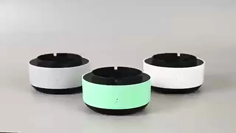 Smart Aske med Luftrenser – Effektiv Fjernelse af Røg og Lugt med Elegant Design