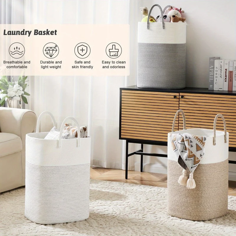 Stor Vasketøjskurv - Bæredygtig Design