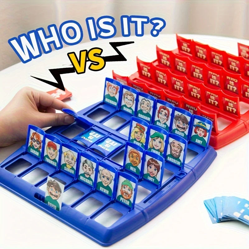 Interaktivt brætspil til familier og venner - Hvem er det?