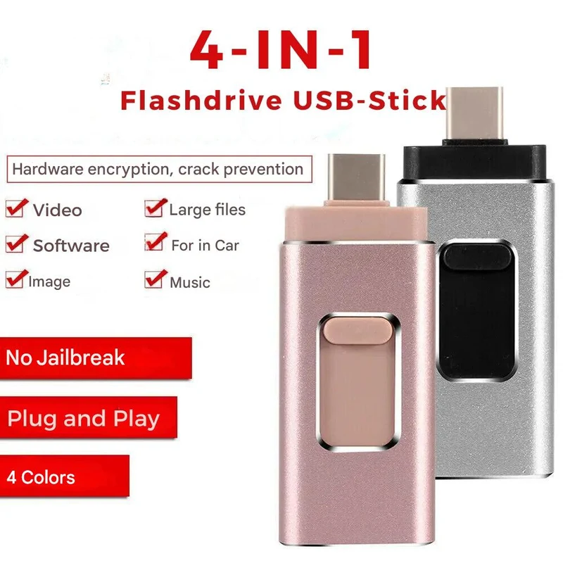 4-i-1 USB-nøgle til alle enheder
