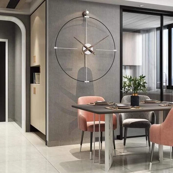 Stort Vægur til Elegant Indretning - Moderne Design