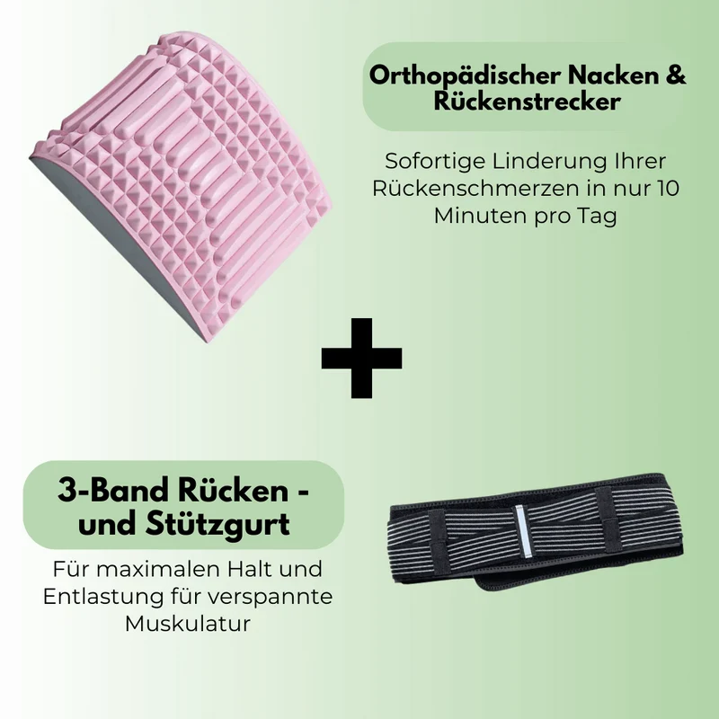 Rygbælte med støtte – Tripel støtte