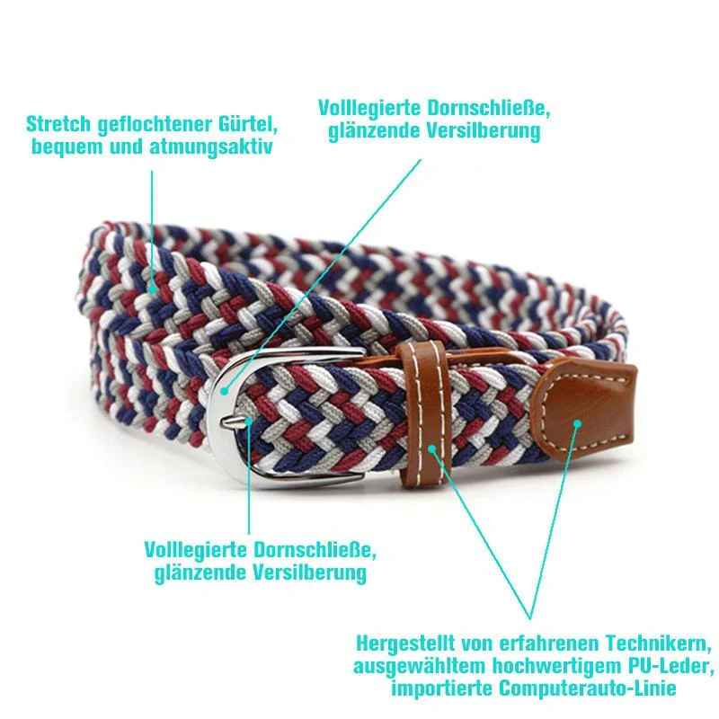 Elastisk, flettet slankebælte