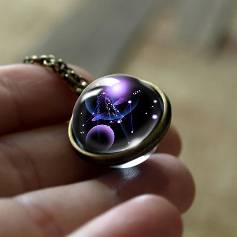 Glasvedhæng med de 12 stjernetegn – Beskyttelse