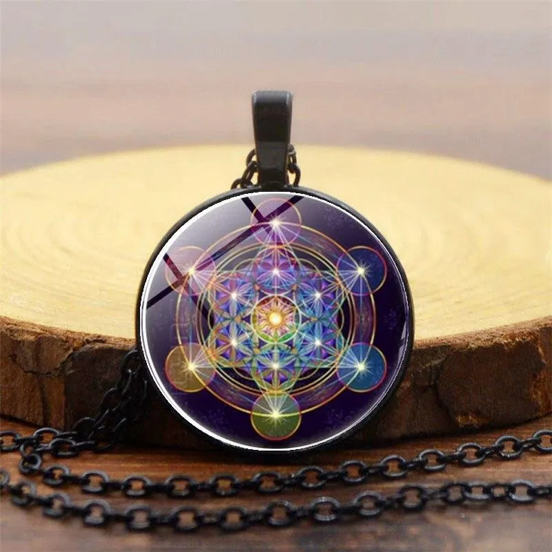 Metatrons Terning Chakra Vedhæng