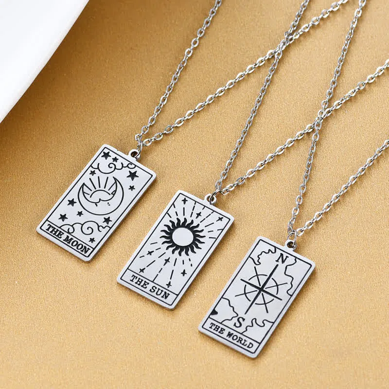 Vintage Tarot Kort Pendant – Lykkeamulet