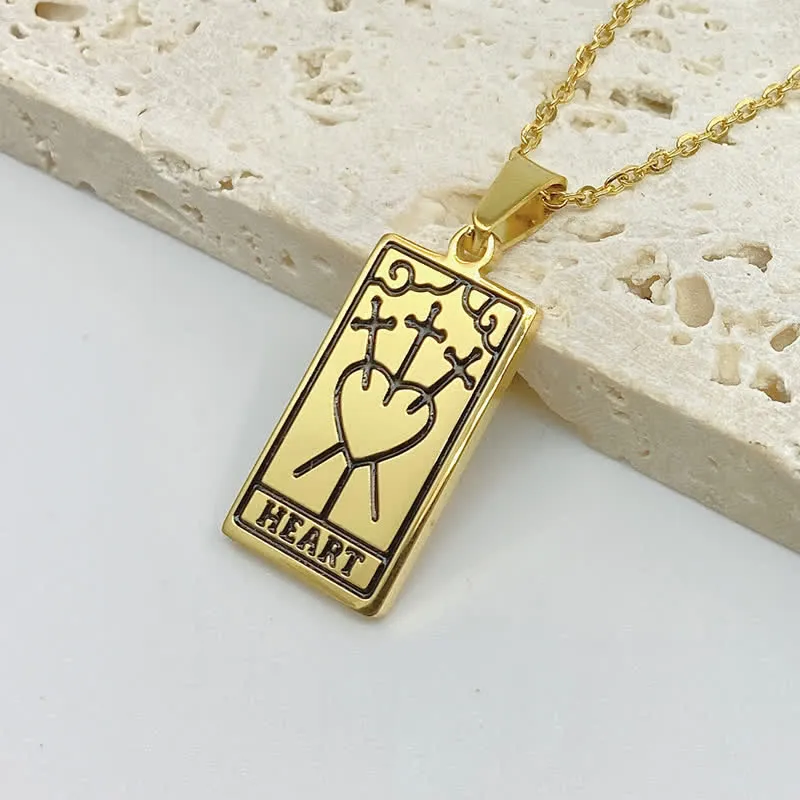 Vintage Tarot Kort Pendant – Lykkeamulet