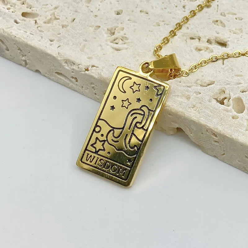 Vintage Tarot Kort Pendant – Lykkeamulet