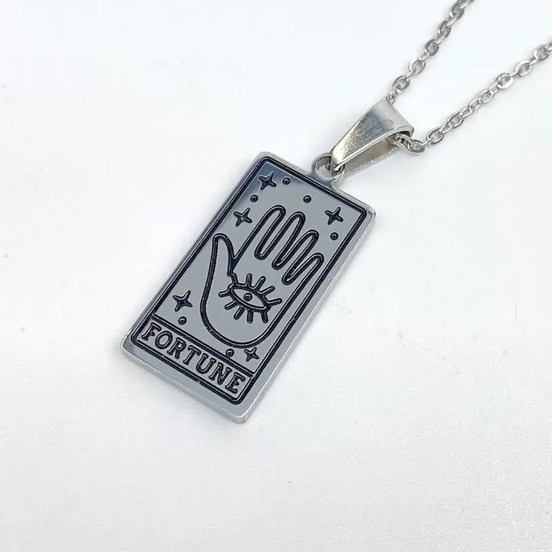 Vintage Tarot Kort Pendant – Lykkeamulet