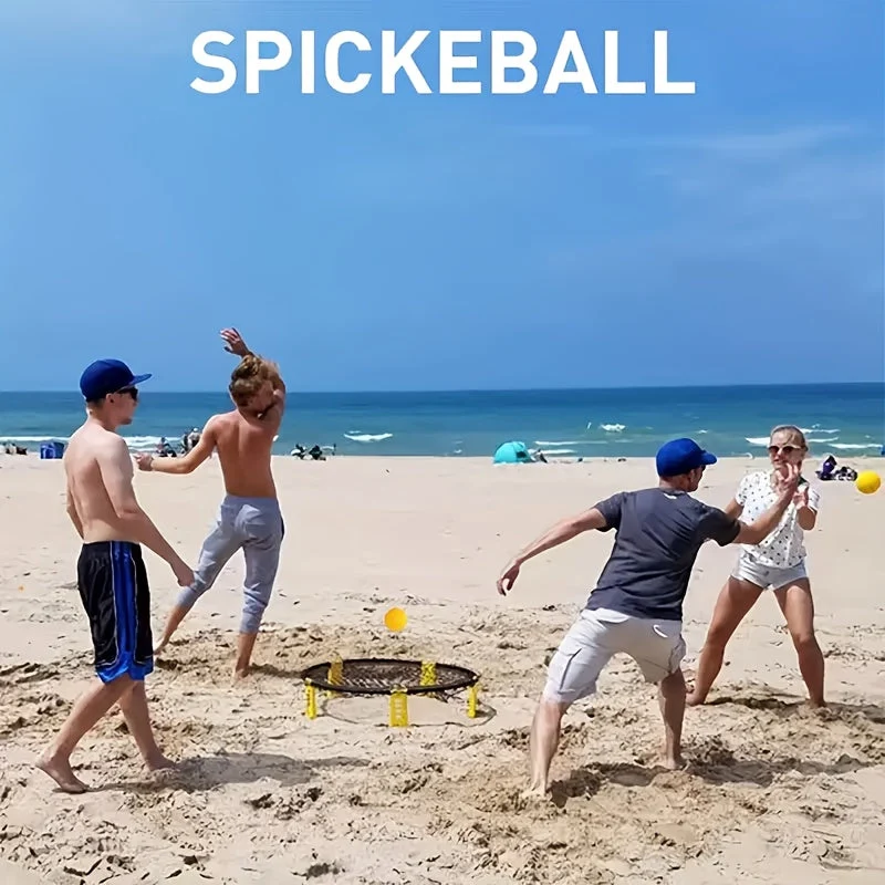 Kompakt Mini Volleyball Sæt – Spil Overalt, Når Som Helst