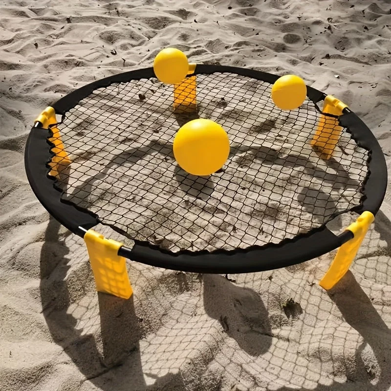 Kompakt Mini Volleyball Sæt – Spil Overalt, Når Som Helst