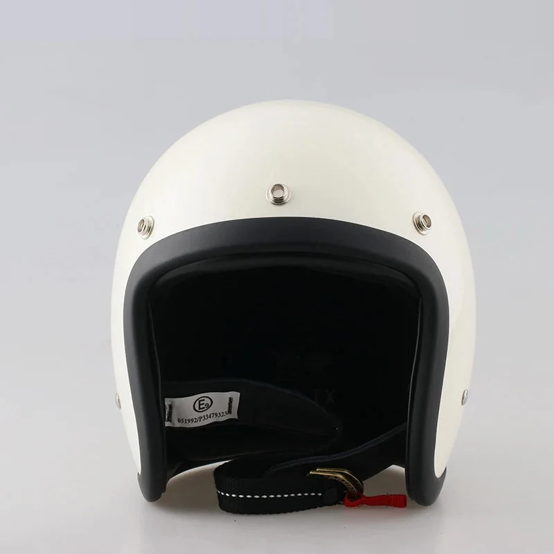 Elegant Lavprofil Hjelm til Motorcykel med Sikkerhedsgodkendelser