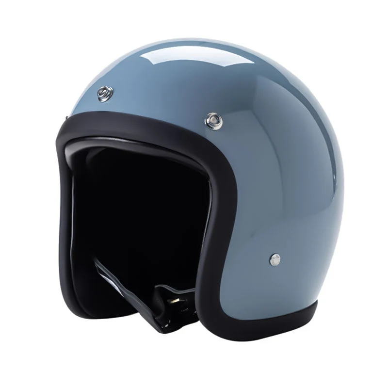 Elegant Lavprofil Hjelm til Motorcykel med Sikkerhedsgodkendelser