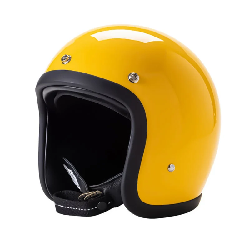 Elegant Lavprofil Hjelm til Motorcykel med Sikkerhedsgodkendelser