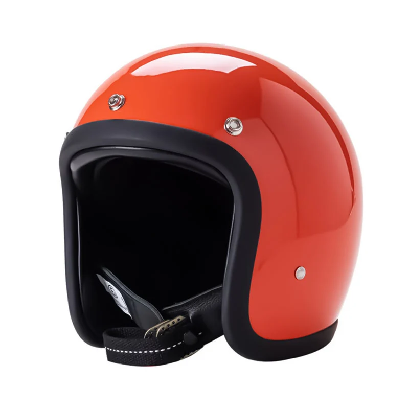 Elegant Lavprofil Hjelm til Motorcykel med Sikkerhedsgodkendelser