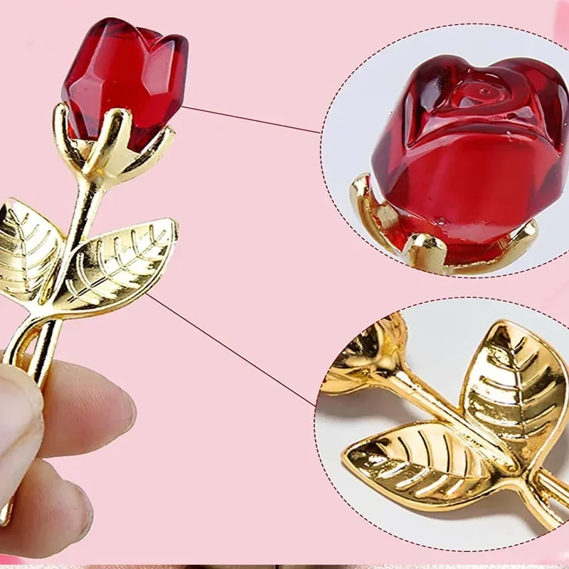 Elegant Glasrose – Det Perfekte Gavevalg til Mor