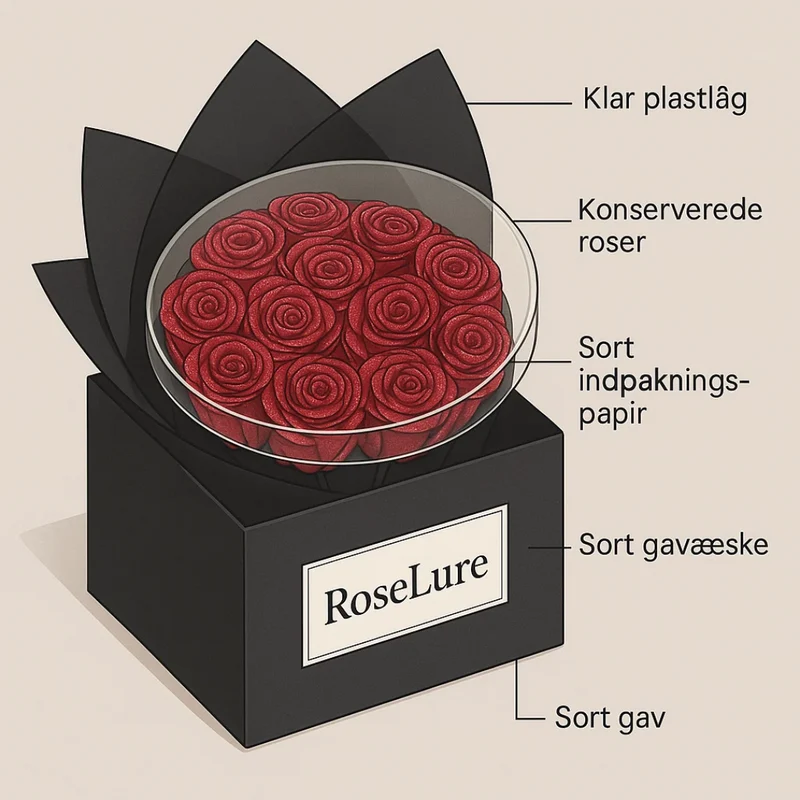 Eternal Blossom | Evig Skønhed i En Stilfuld Vase