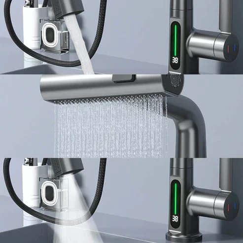 Praktisk og Fleksibel Køkkenarmatur - AquaFlex