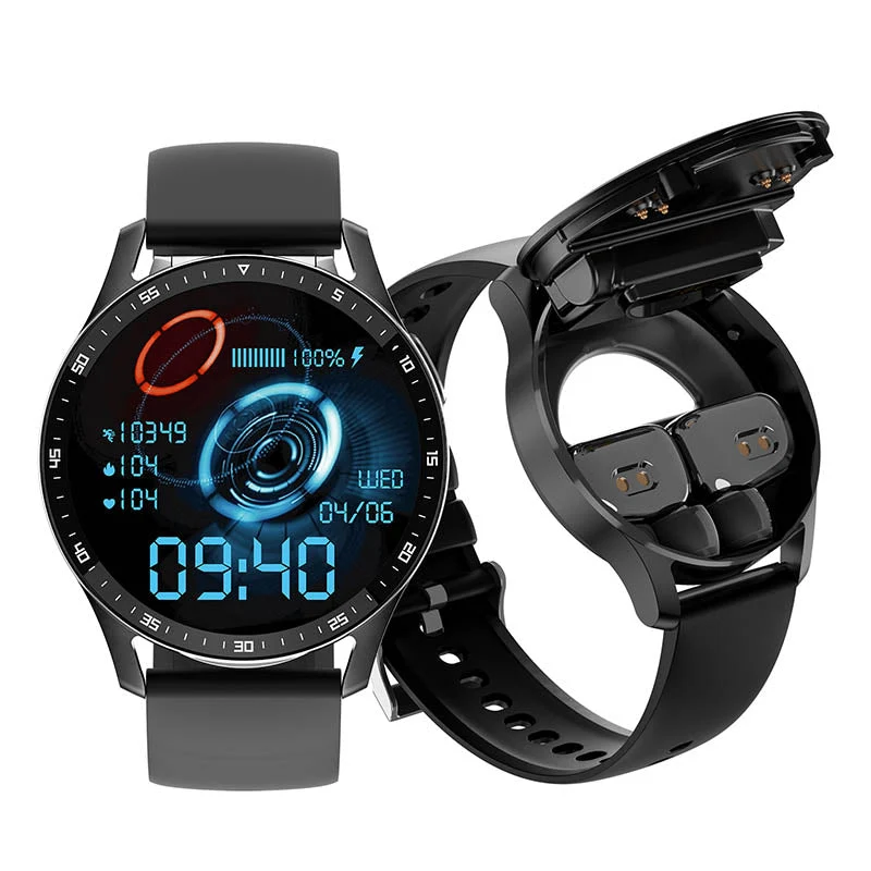 SmartWatch ProConnect | Fitness Tracker med Bluetooth-hovedtelefoner