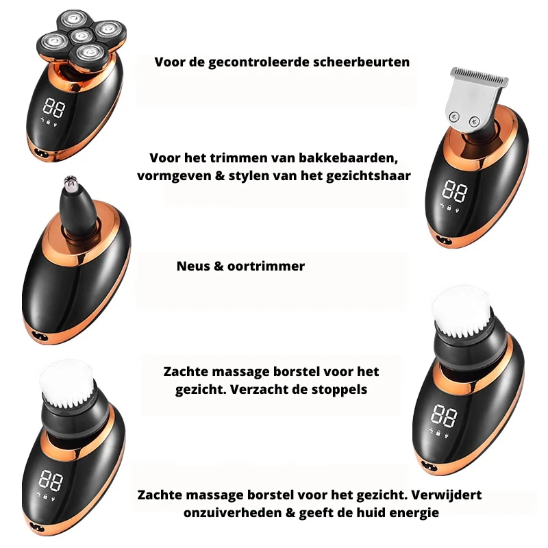 Professionel Barbermaskine | Vandtæt, Trådløs og Effektiv