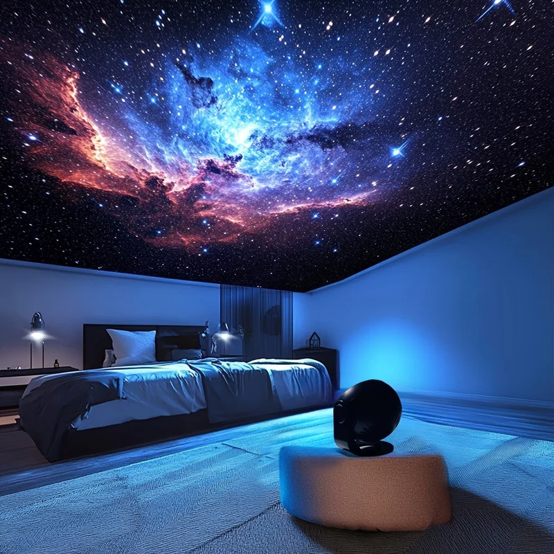 Stjerneprojektor Luna – Magisk LED Projektion med Timerfunktion