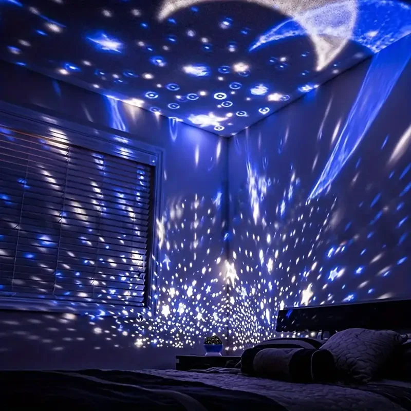 Stjernehimmel Projektor | Beroligende Belysning med Musik