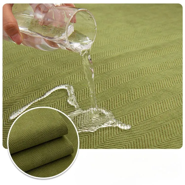 Elegant Sofa Beskyttelse i Chenille med Fiskebensmønster