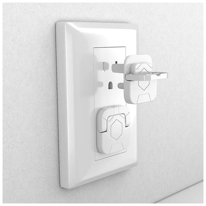 Sikkerhedsbeskyttelse til Elektriske Stik til Børn - Skjult Håndtag | 12 Stykker