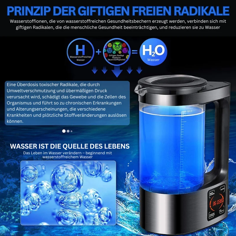 Elektrisk Vandrenser med Hydrogentilskud - AquaVital