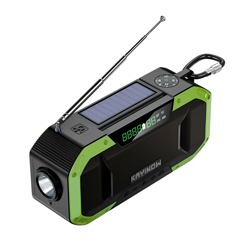 Nødradio med LED-lampe – SafeWave