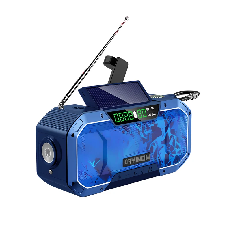 Nødradio med LED-lampe – SafeWave