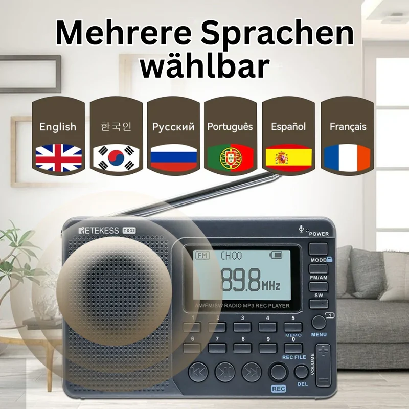 Kompakt bærbar radio – SoundPort