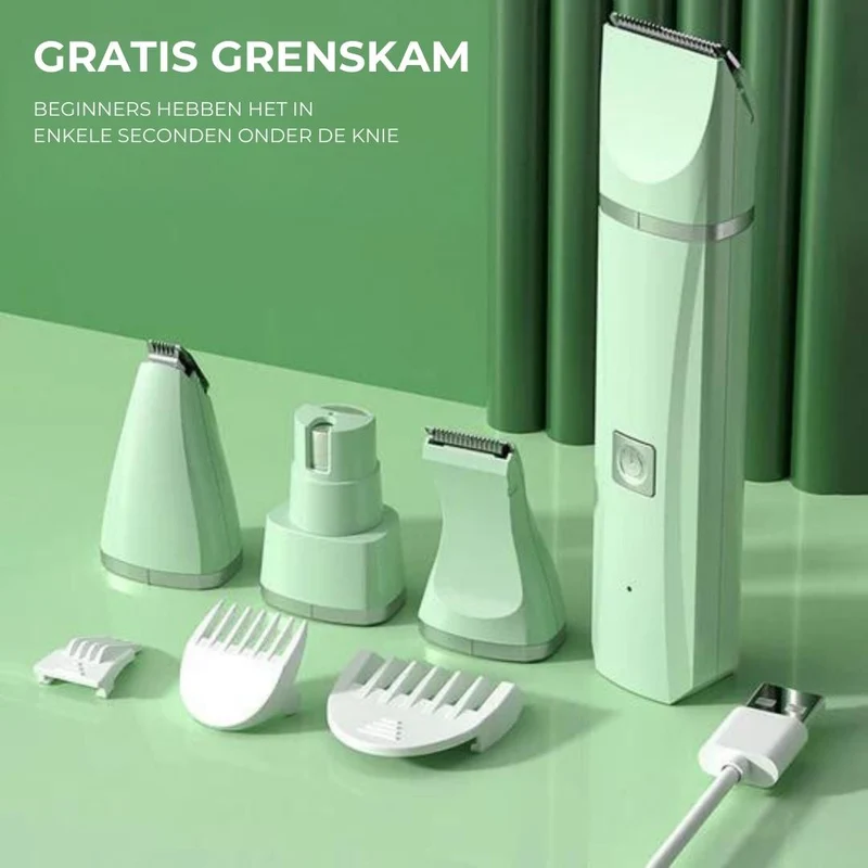 Multifunktionel Klippemaskine til Dyr - PetGroom 4-i-1