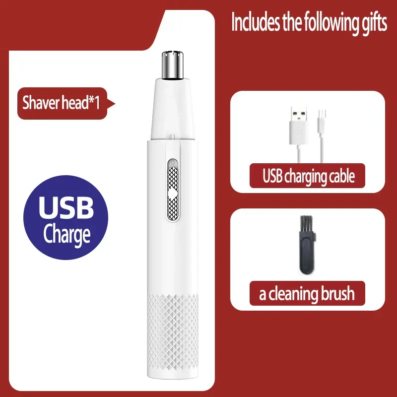 Bærbar USB-Næseklipper - FreshTrim