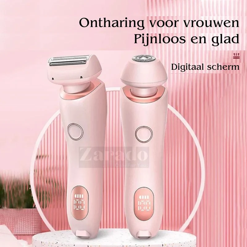 Elegante 2-i-1 Barbermaskine til Kvinder