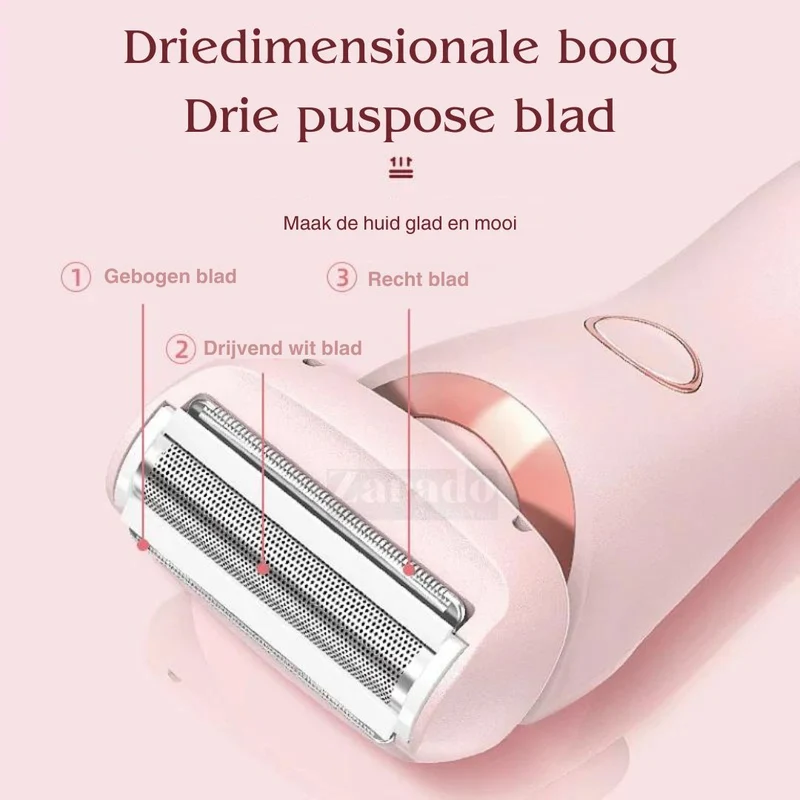 Elegante 2-i-1 Barbermaskine til Kvinder