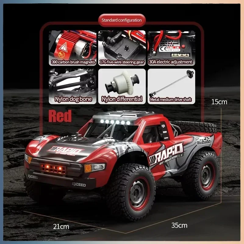 Hurtig RC Monstertruck - 1:16 - 70KM/T | Børnevenlig Drift