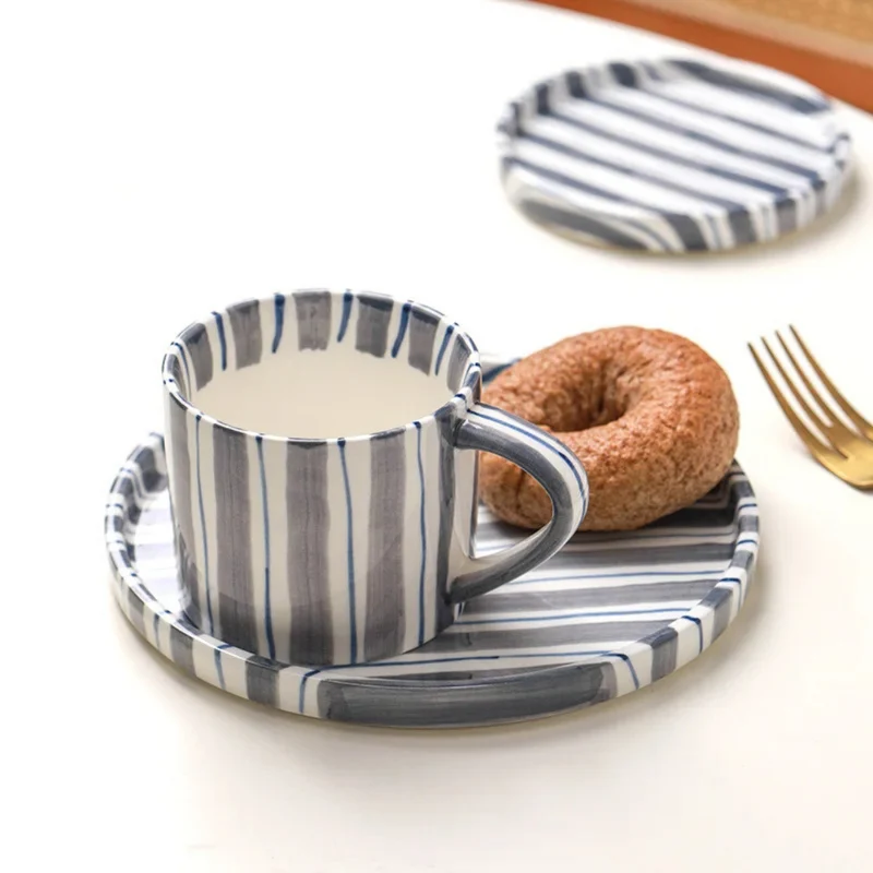 Elegante Keramisk Kaffesæt til Sofistikerede Øjeblikke