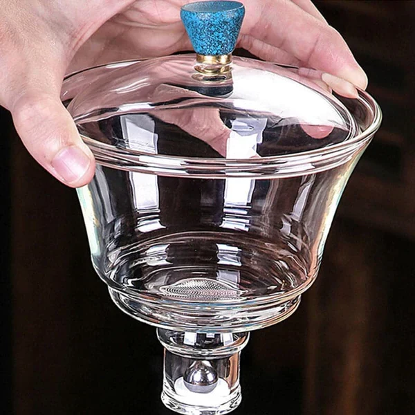 Elegant Teesæt med Magnetisk Vandforsyning